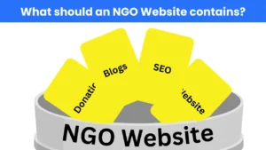 What should an NGO website contains