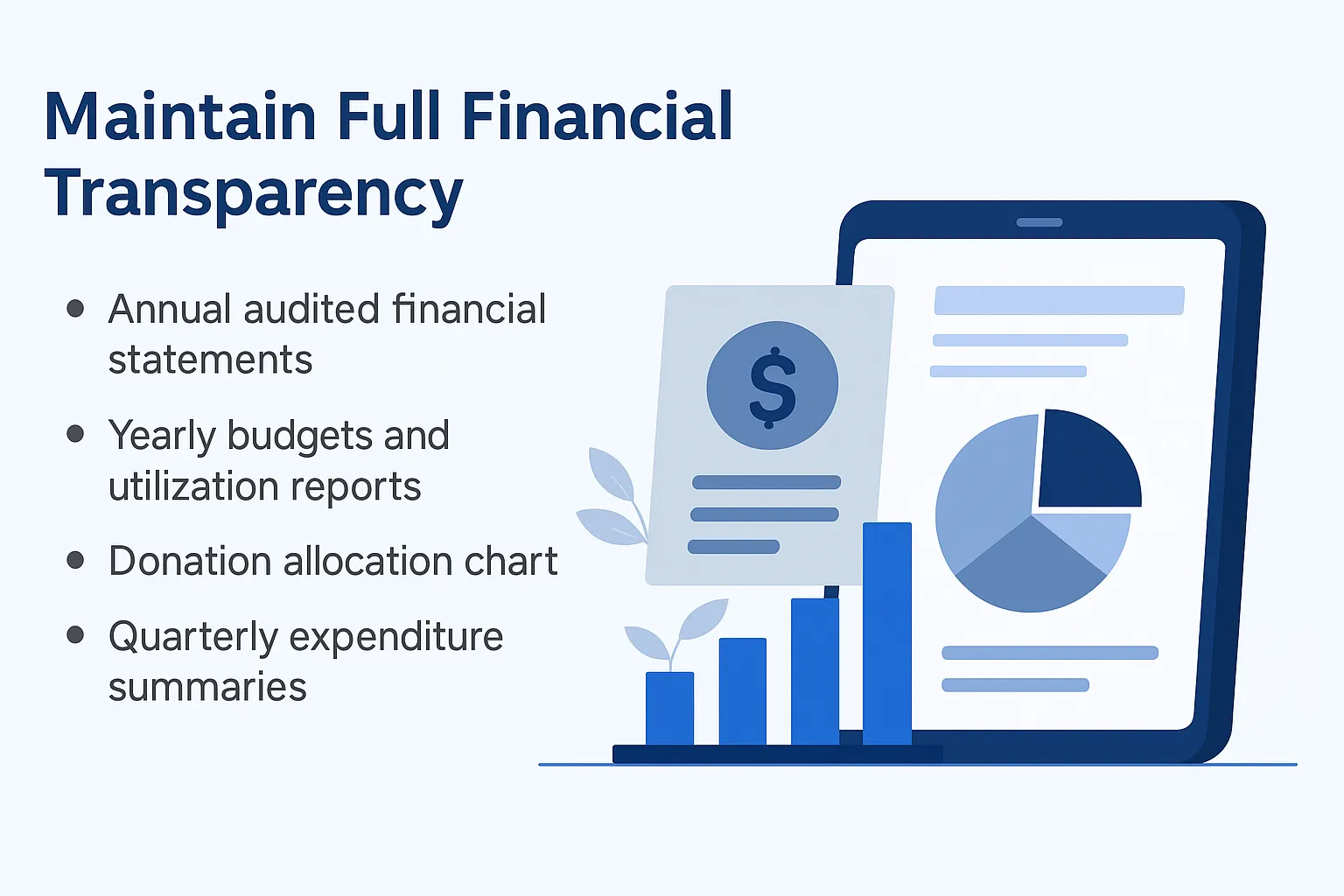 Full financial transprancy